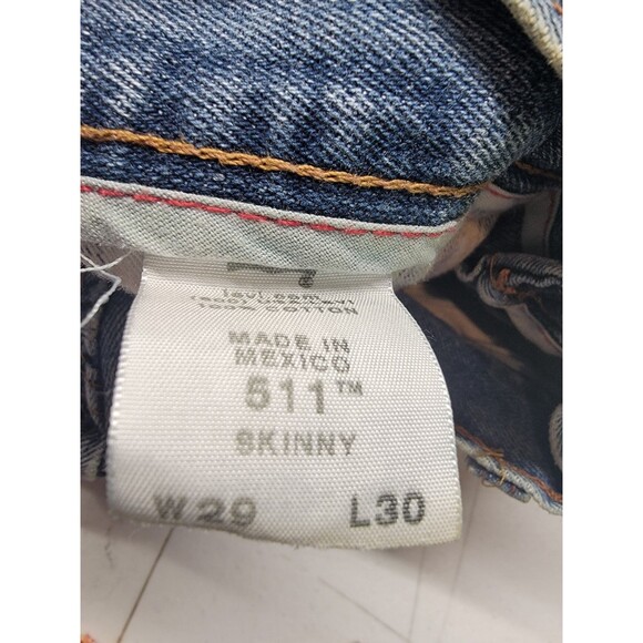 Levi’s 511 skinny The Original Jeans size 29X30 Blue Jeans - Picture 5 of 6